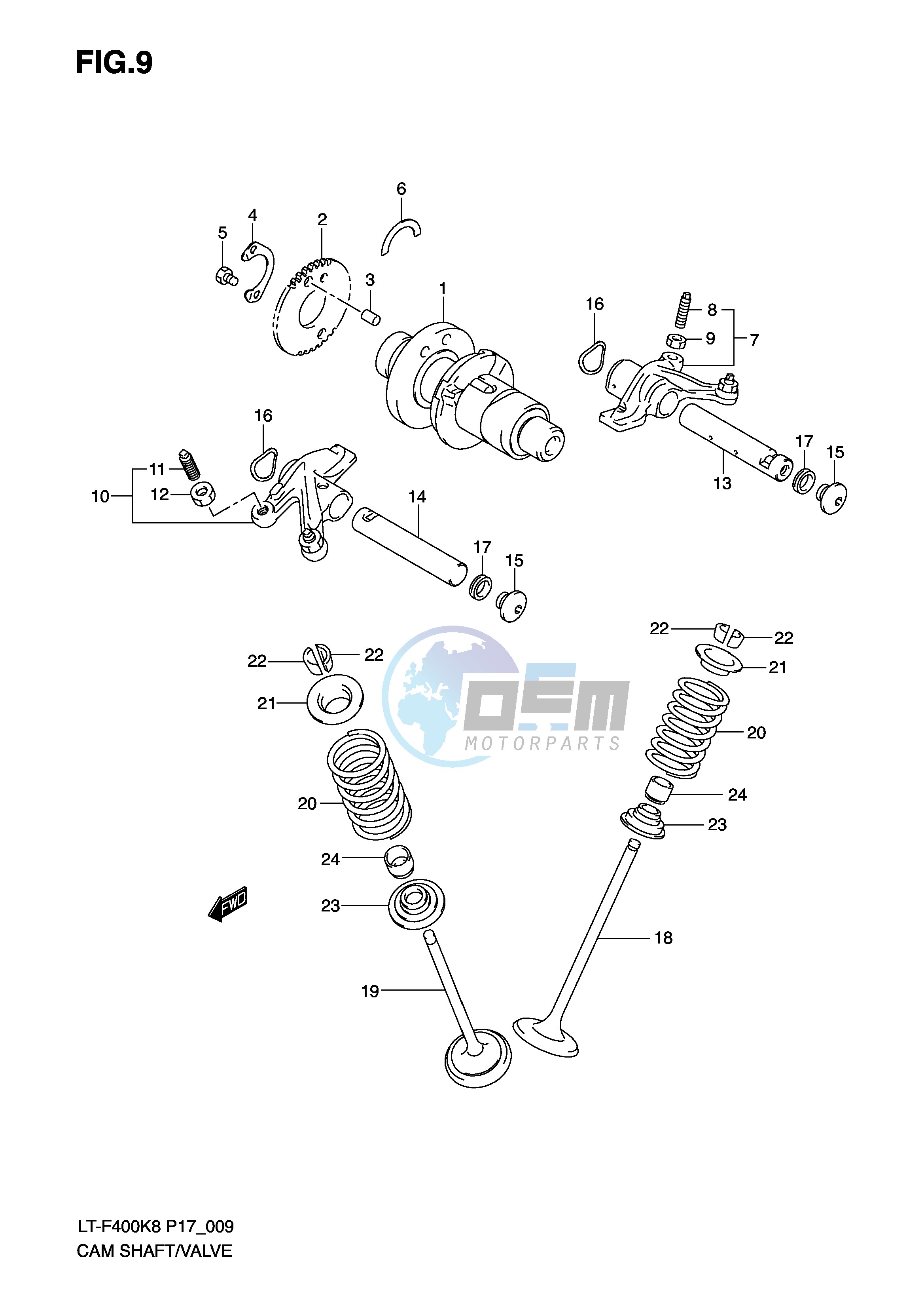 CAMSHAFT - VALVE