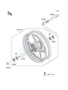 ER-6f ABS EX650B6F GB XX (EU ME A(FRICA) drawing Front Hub