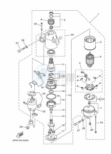 FL250BETU drawing STARTER-MOTOR