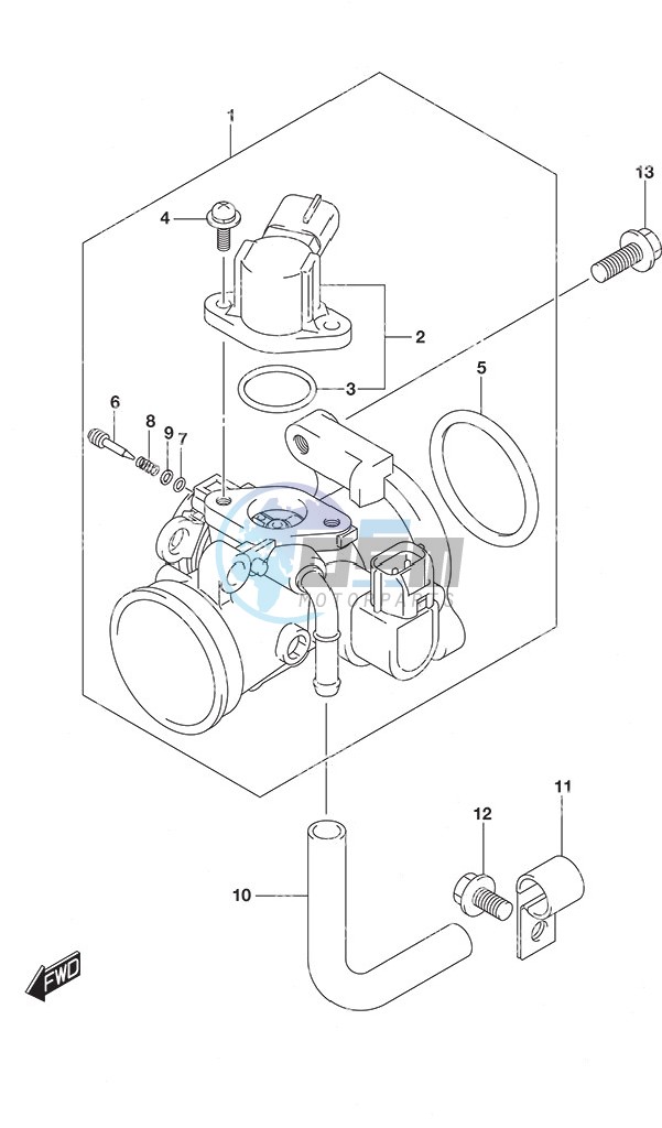 Throttle Body Non-Remote Control