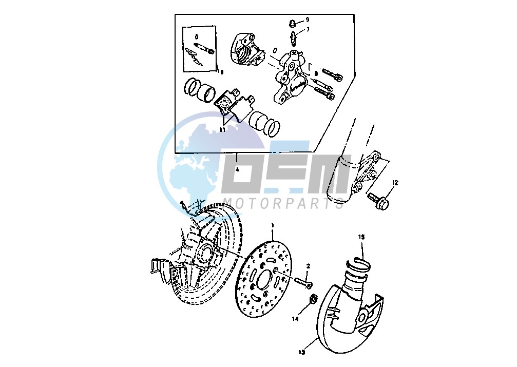 FRONT BRAKE CALIPER