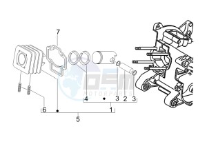 Liberty 50 2t moc drawing Cylinder-piston-wrist pin unit