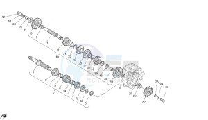 RAPTOR EU2 125 drawing GEAR BOX