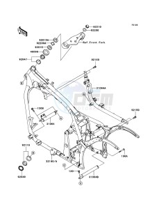 VN900 CLASSIC VN900BCF GB XX (EU ME A(FRICA) drawing Frame