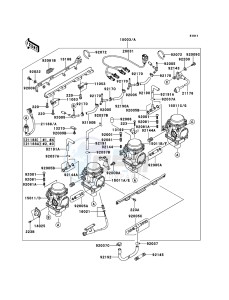 ZRX1200R ZR1200A6F FR GB XX (EU ME A(FRICA) drawing Carburetor