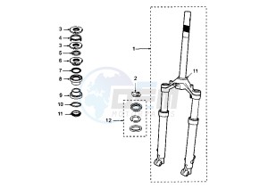 LOOXOR - 100 cc drawing FRONT FORK