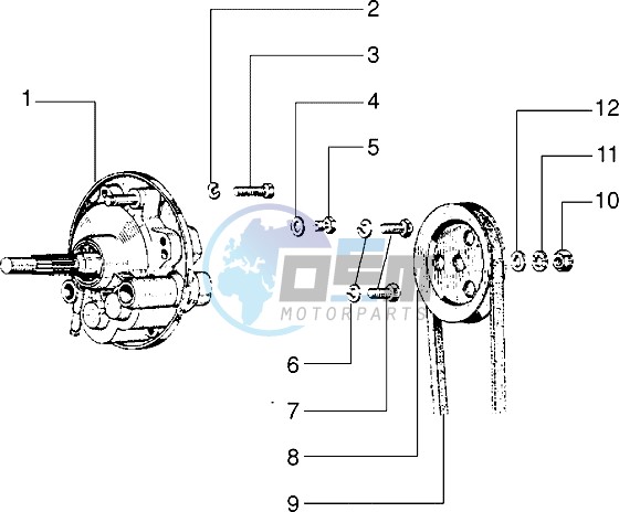 Rear hub