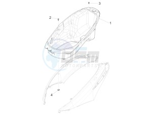 FLY 150 (NAFTA) drawing Helmet housing - Undersaddle