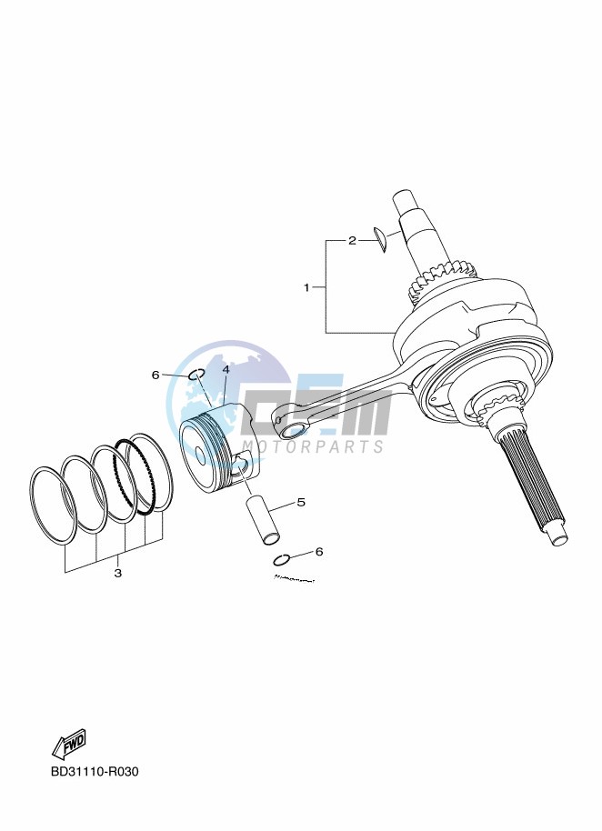 CRANKSHAFT & PISTON