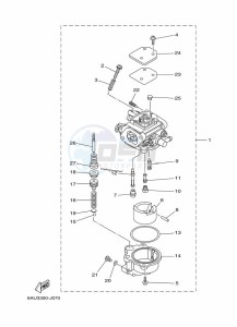 FT9-9GMHX drawing CARBURETOR