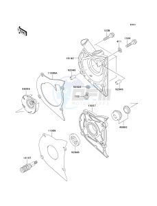 EX 500 D [NINJA 500R] (D10-D12) [NINJA 500R] drawing WATER PUMP