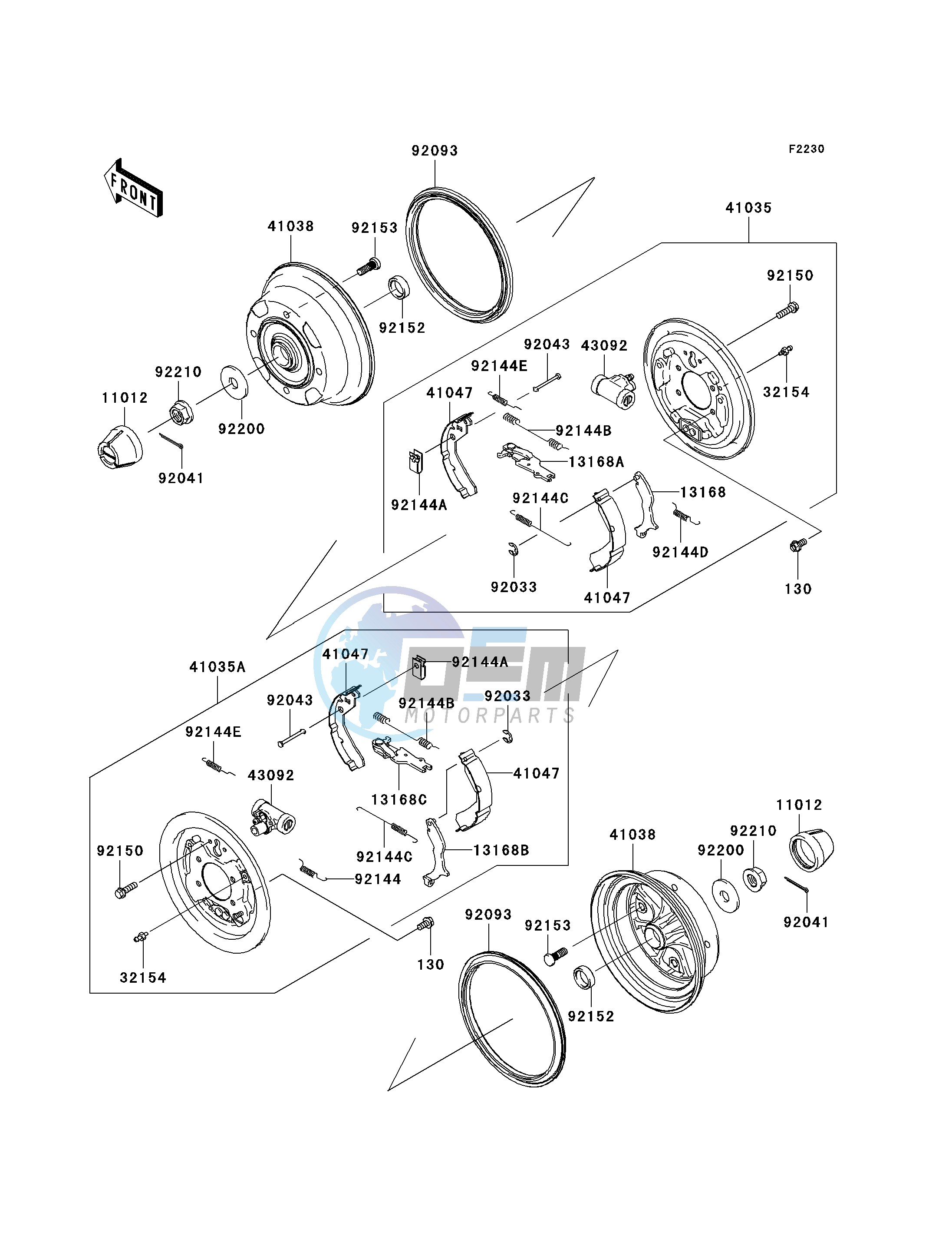 FRONT HUBS_BRAKES