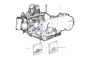 BEVERLY 125-200 drawing Engine