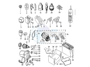 ELYSEO - 50 cc drawing ELECTRICAL DEVICES