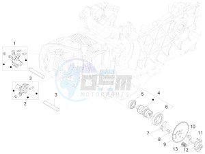 FLY 150 (NAFTA) drawing Rocking levers support unit