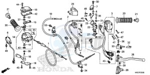 TRX420FM1G TRX420 Europe Direct - (ED) drawing SWITCH/CABLE