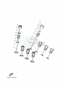 YXF850ES YX85FPSP (BARM) drawing VALVE