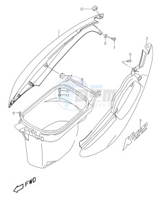 AY50 (V-W-X-Y) katana drawing FRAME COVER (model K1)