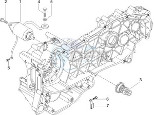 Liberty 200 4t e3 drawing Starter - Electric starter