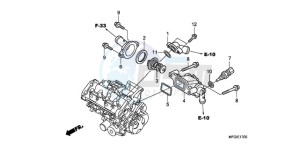 CB600F3A France - (F / CMF ST 25K) drawing THERMOSTAT