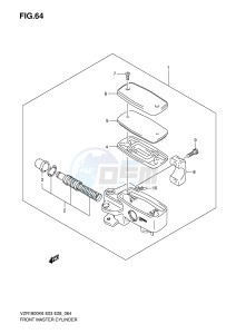 VZR1800 (E3-E28) INTRUDER drawing FRONT MASTER CYLINDER