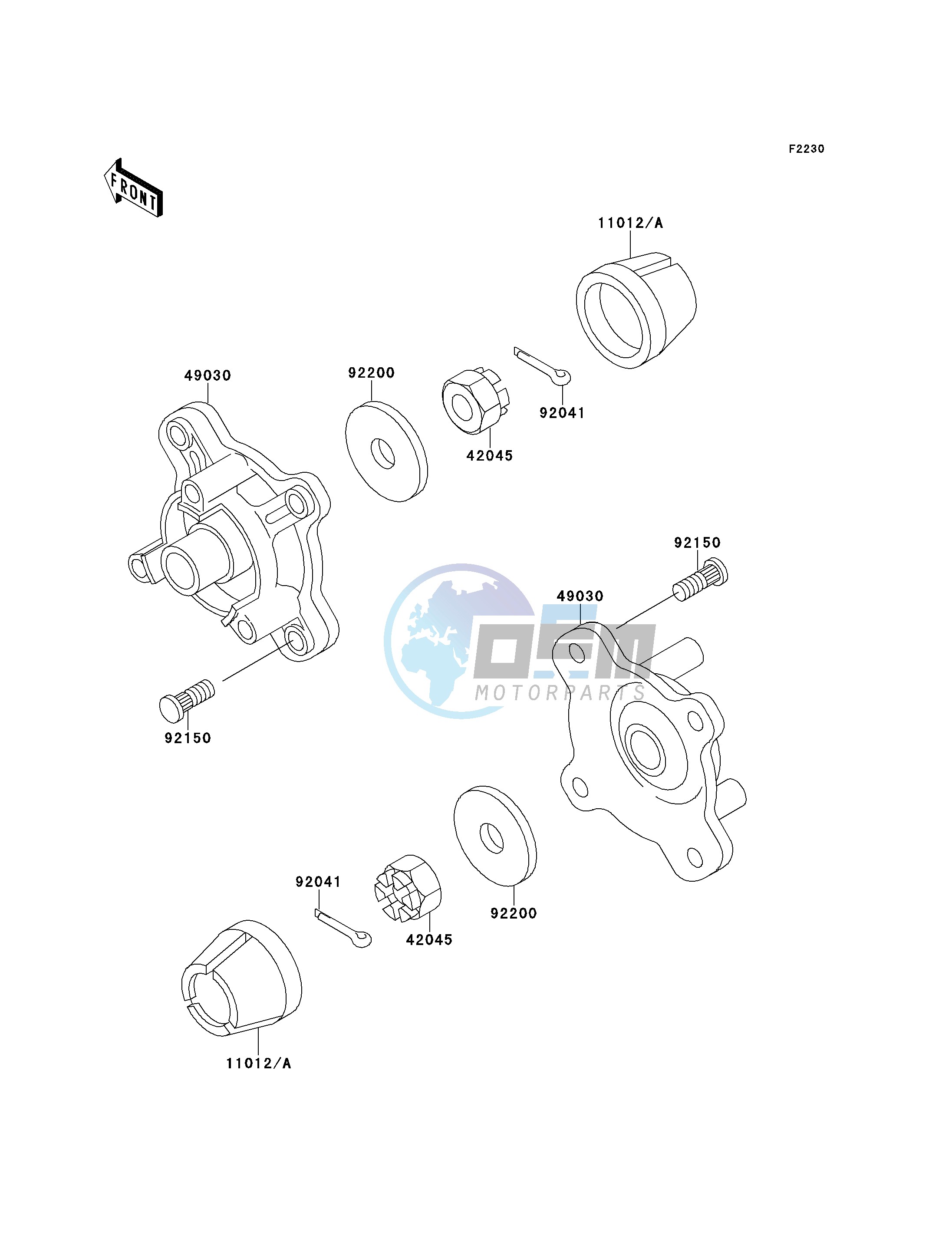 FRONT HUB