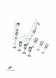 YXE850EN YXE85WPAK (B8K5) drawing VALVE