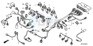 CBR1000RA9 E / ABS MKH REP drawing SUB HARNESS (CBR1000RA)