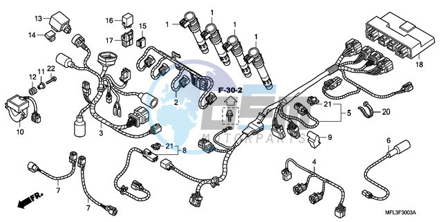 SUB HARNESS (CBR1000RA)