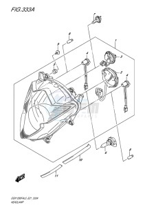 GSX-1250F ABS EU drawing HEADLAMP