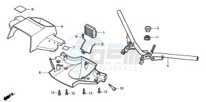 SH75 drawing HANDLE PIPE/HANDLE COVER