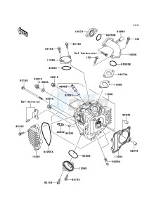 KLX110 KLX110A6F EU drawing Cylinder Head