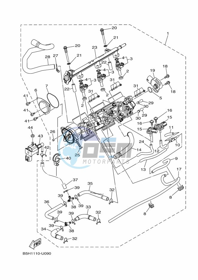 THROTTLE BODY ASSY 1