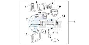 ST1300A9 UK - (E / ABS MKH MME) drawing NAVI