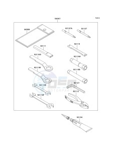 KL 650 A [KLR650] (A10-A14) [KLR650] drawing OWNERS TOOLS