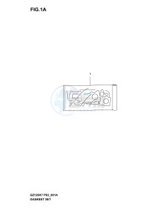 GZ125 (P02) drawing GASKET SET (MODEL K4 K5 K6 K7)