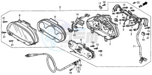 FES250 FORESIGHT drawing SPEEDOMETER