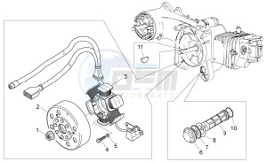 Mojito 125 drawing Cdi magneto assy