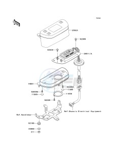 KVF 400 C [PRAIRIE 400 4X4] (C1-C4) [PRAIRIE 400 4X4] drawing METER-- S- -