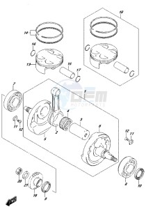 RM-Z450 drawing CRANKSHAFT