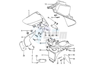 SPEEDFIGHT ARIA - 50 cc drawing FENDER