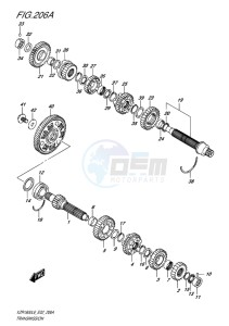 VZR1800BZ BOULEVARD EU drawing TRANSMISSION