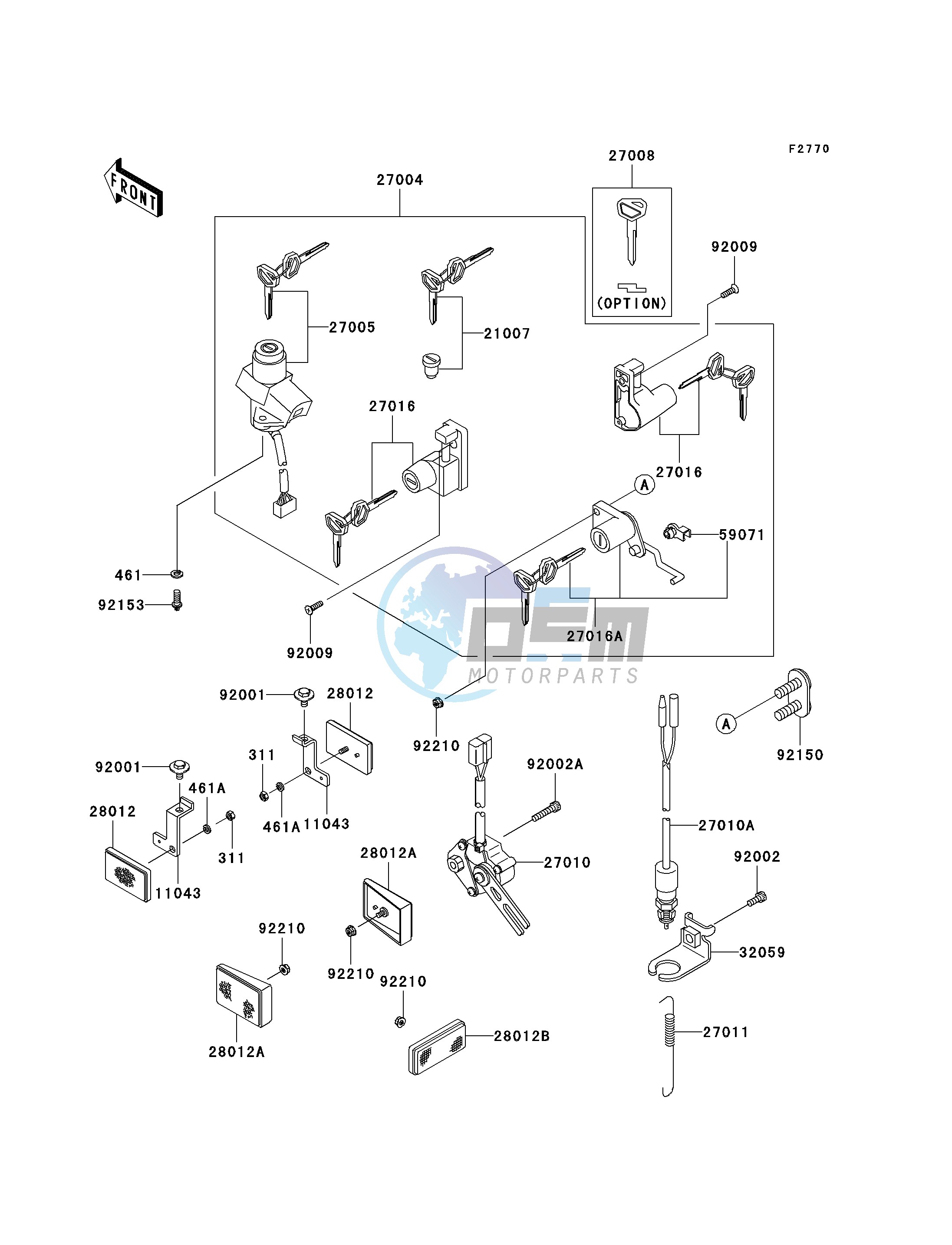 IGNITION SWITCH_LOCKS_REFLECTORS