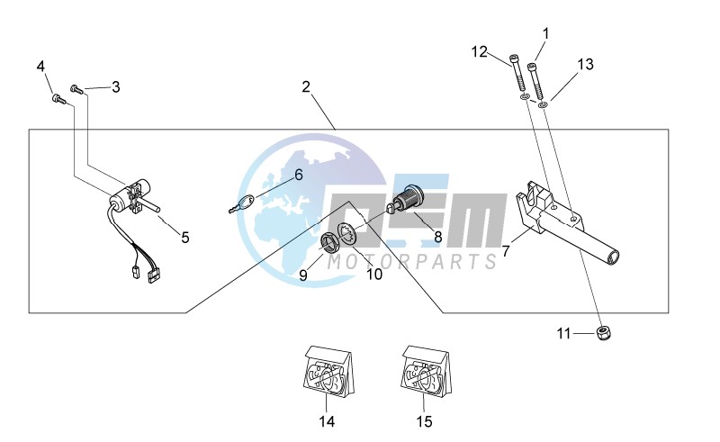 Lock hardware kit - Decals