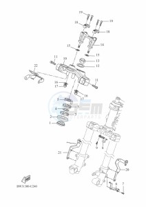 XTZ690D-B TENERE 700 (BW35) drawing STEERING