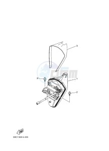 XP500 T-MAX 530 (59CM) drawing TAILLIGHT