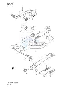 GSF1200 (E2) Bandit drawing STAND