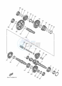 YXF1000EW YX10FRPAP (B4JF) drawing TRANSMISSION