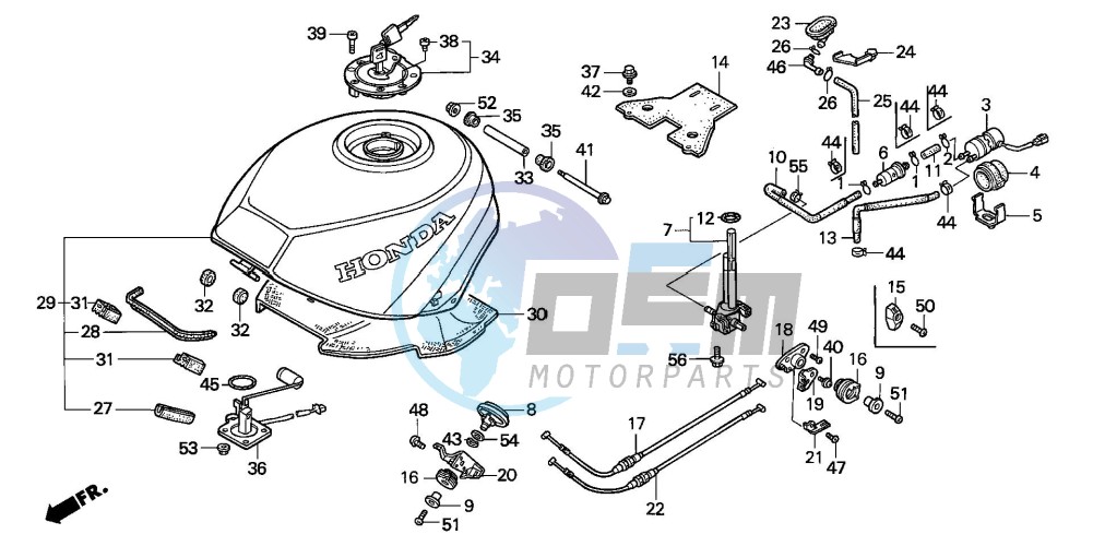 FUEL TANK (VFR750FL/FM/FN/FP)