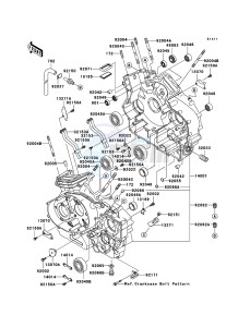 VN1600 CLASSIC TOURER VN1600D6F GB XX (EU ME A(FRICA) drawing Crankcase